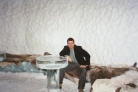 thumbs Dean inside Ice Hotel 2 jpg Dallas, Texas based Motivational Business Keynote Speaker in Ice Hotel, Sweden