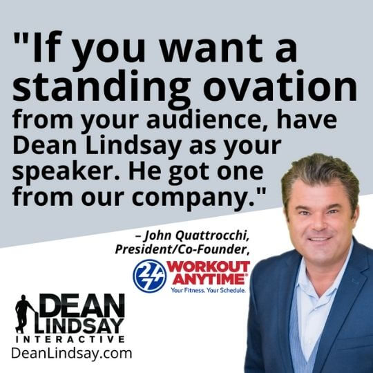 Best Customer Service Speaker -Dean Lindsay (WATCH VIDEO DEMO REEL)